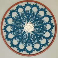دیوارکوب ماندالا دست بافت مجموعه ۶ عددی|صنایع دستی و سایر لوازم تزئینی|تهران, یافت آباد جنوبی|دیوار
