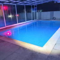 سقف ثابت و متحرک استخر. آلاچیق و سازه های ویلایی