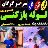 لوله بازکن(فنرزنی سید فوری) فنرزن۲۴ساعته چا فاضلاب|خدمات پیشه و مهارت|گرگان, |دیوار