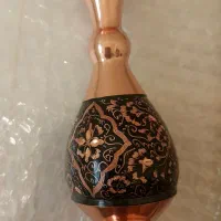 گلدان مس اصفهان الماس تراش