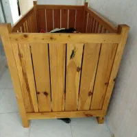 تخت چوبی کودک با تشک خارجی