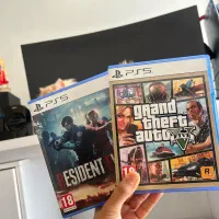 دیسک بازی Resident Evil 2 Remake/GTA V برای PS5