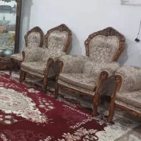 مبل سلطنتی ۶ نفره|مبلمان خانگی و میز عسلی|ایذه, |دیوار