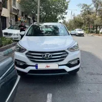 سانتافه ۲۰۱۷ سفید بیرنگ فول واردات