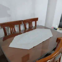 میز نهارخوری چهار نفره|میز و صندلی غذاخوری|قم, پردیسان|دیوار