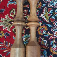 دو عدد تنه قلیان چوب گردو نو