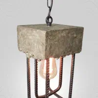 لوستر آویز بتنی|لوستر و چراغ آویز|تهران, شهرک ولیعصر جنوبی|دیوار