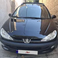 سواری پژو مشکی‌متالیک 206 - TU5-SD- V8|خودرو سواری و وانت|شیراز, گلستان|دیوار