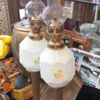 چراغ نفتی قدیمی آب طلا