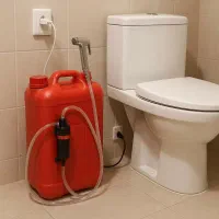 واشگر قابل‌حمل ۳۰ لیتری مخصوص زمان قطع آب