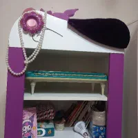 کتابخانه دخترانه/کمد مناسب اسباب بازی