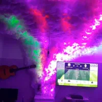 سقف ابری. نئون هوشمند. نئون rgb. ریسه rgb|ریسه و چراغ تزئینی|تهران, لاله زار|دیوار