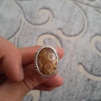 انگشترنقره مردانه سنگ مرجان