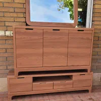 کنسول و اینه و میز تلویزیون