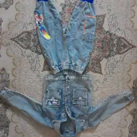 کاپشن شلوار لی