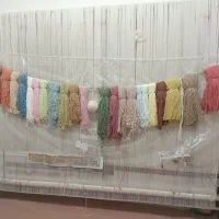 دار قالی همراه نخ مصالح