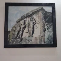 تابلو رنگ روغن مدل تخت جمشید