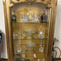 ویترین طلایی مات ۴ طبقه دو در