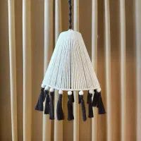 لوستر مکرومه / لوستر رافیا|چراغ خواب و آباژور|مشهد, توس (بلوار توس)|دیوار