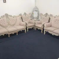 مبل سلطنتی ۷ نفره|مبلمان خانگی و میز عسلی|تاکستان, |دیوار