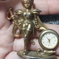 ساعت برنجی  قدیمی سالم
