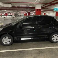 207 1400 پانا مشکی فول فرمان برقی|خودرو سواری و وانت|قزوین, |دیوار