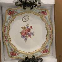 فروش دیس دکوری و پذیرایی طرح گل
