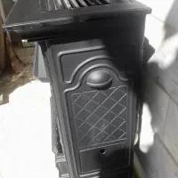 بخاری طرح شومینه تمام چدن نشکن|بخاری، هیتر، شومینه|قوچان, |دیوار