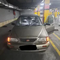 پراید بژ طلایی ۱۴۱ ۸۷ بی رنگ