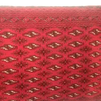 جفت پشتی فرش ترکمن ریز بافت‌ خان/شاه نشین