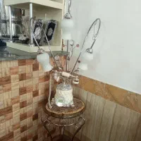 آباژور و میز تلفن