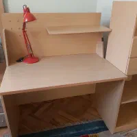 میز تحریر با کتابخانه کاملا تمیز و نو|میز تحریر و کامپیوتر|تهران, فرمانیه|دیوار