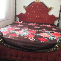 سرویس تخت خواب ۲ نفره چوب و تشک خوشخواب برن آلمان|تخت و سرویس خواب|تهران, کوی بیمه|دیوار