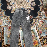 یک دست کت و شلوار  لی رنگ زغالی پسرانه