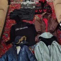 تعدادی لباس بچگانه مردانه کاپشن وسویشرت استوک|لباس|نیشابور, فردوسی جنوبی|دیوار
