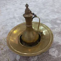 آفتابه لگن برنجی قدیمی  مناسب دکور وکلکسیون