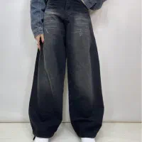 شلوار فول بگ جین اصل و تیشرت مردونه جدید1405