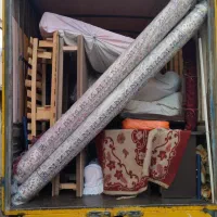 حمل اسباب منزل ماشین مسقف نیسان و بابری وکارگر