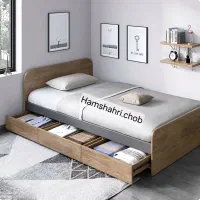 تخت یک نفره سه کشاب  کدa21 ارسال رایگان|تخت و سرویس خواب|شهرکرد, |دیوار