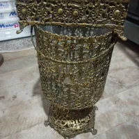 اواژور  میوه خوری جا دستمال سطل اشغال برنز لوستر|لوستر و چراغ آویز|قم, علی آباد سعدگان|دیوار