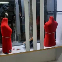 عرض ۱۵۸ارتفاع ۲۲۰ عمق ۴۰ دو عدد قفسه بلندپیشخوان