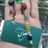 دستبند نقره ام البنین فیروزه عقیق یمنی علوی|جواهرات|مشهد, عیدگاه|دیوار