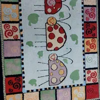 یه تیر و دو نشون گلیم اصیل + فرش کودک شاد|فرش|بابل, |دیوار