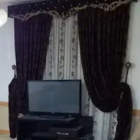 پرده مخمل سه لایه به همراه کتیبه