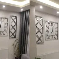 ساعت دیواری آینه ای