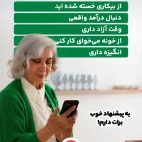 کار در منزل ویژه خانم های خانهدار|استخدام بازاریابی و فروش|نیریز, |دیوار