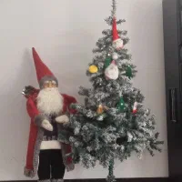 درخت کریسمس و بابا نوئل|گل مصنوعی|اصفهان, بهارستان|دیوار