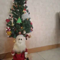 بابانوئل وآویزهای کریسمسی