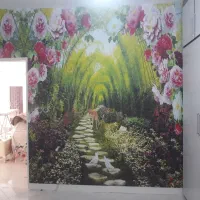نقاشی ساختمان،کاغذدیواری قابل شستشو