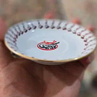 نعلبکی چینی طرح لبیک یا حسین|ظروف سرو و پذیرایی|اصفهان, سنبلستان|دیوار